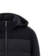 Blue Wool Full-Length Jacket