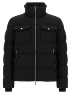 Black Wool Bomber