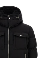 Black Wool Bomber