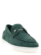 Bicolor Calfskin Slip-On Loafers