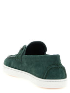 Bicolor Calfskin Slip-On Loafers