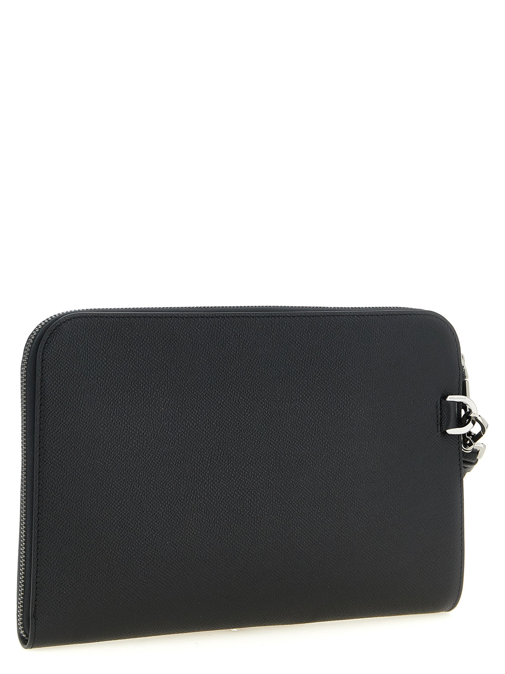 Black Calfskin Clutch Bag
