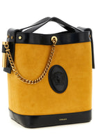 Bicolor Calfskin Shoulder Bag
