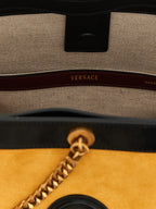 Bicolor Calfskin Shoulder Bag
