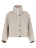 Gray Virgin Wool Coat