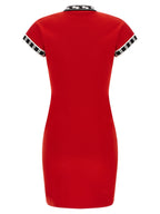 Multicolor Cotton Short Dress