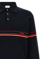 Blue Cotton Polo Shirt