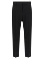 Black Virgin Wool Dress Pants