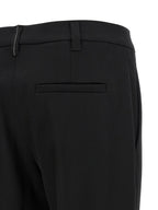 Black Virgin Wool Dress Pants