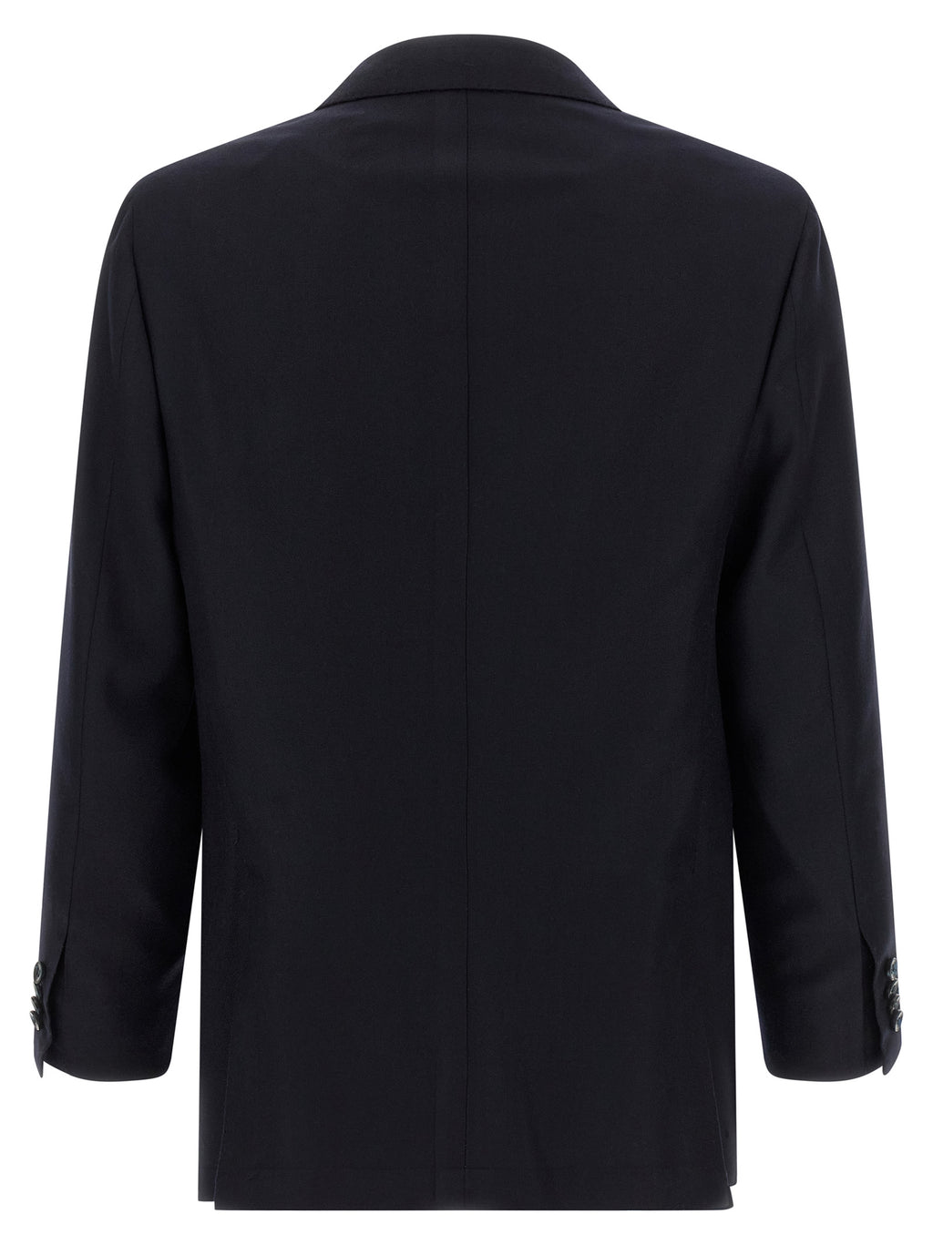 Blue Virgin Wool Two-Piece Suit