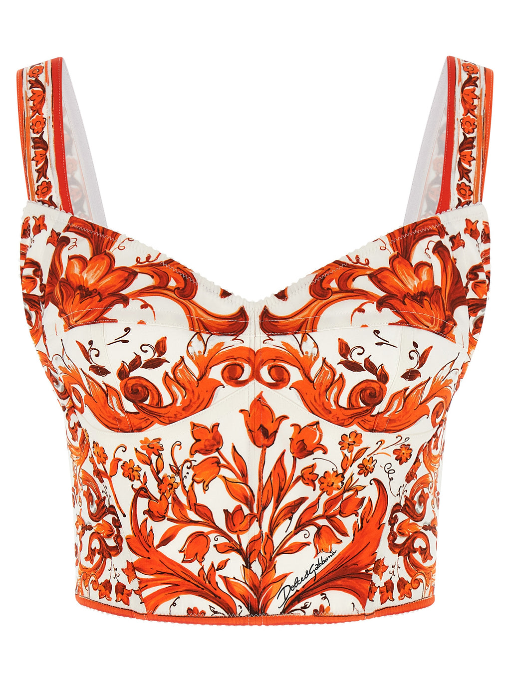 Orange Silk Blouse