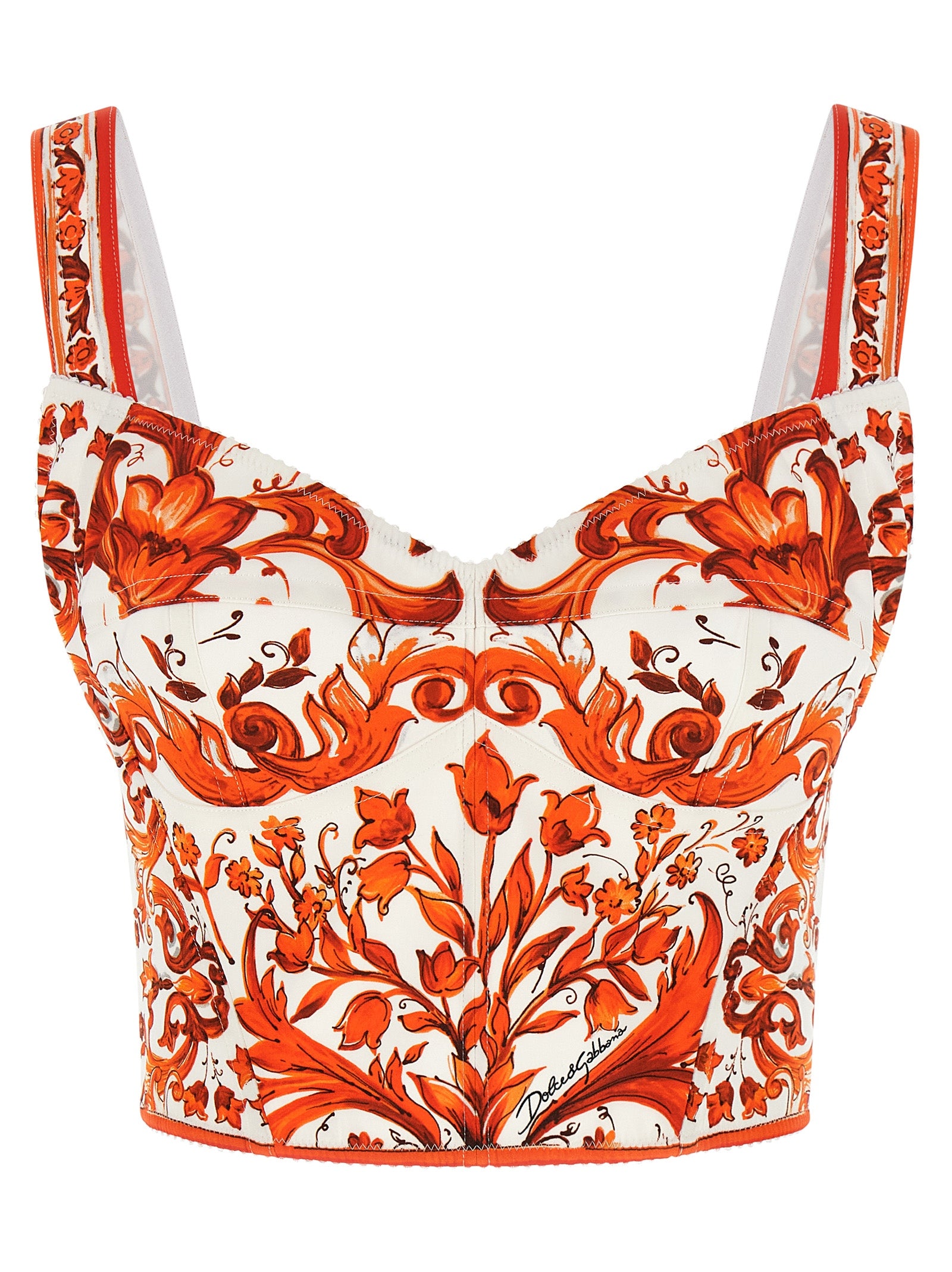 Orange Silk Blouse