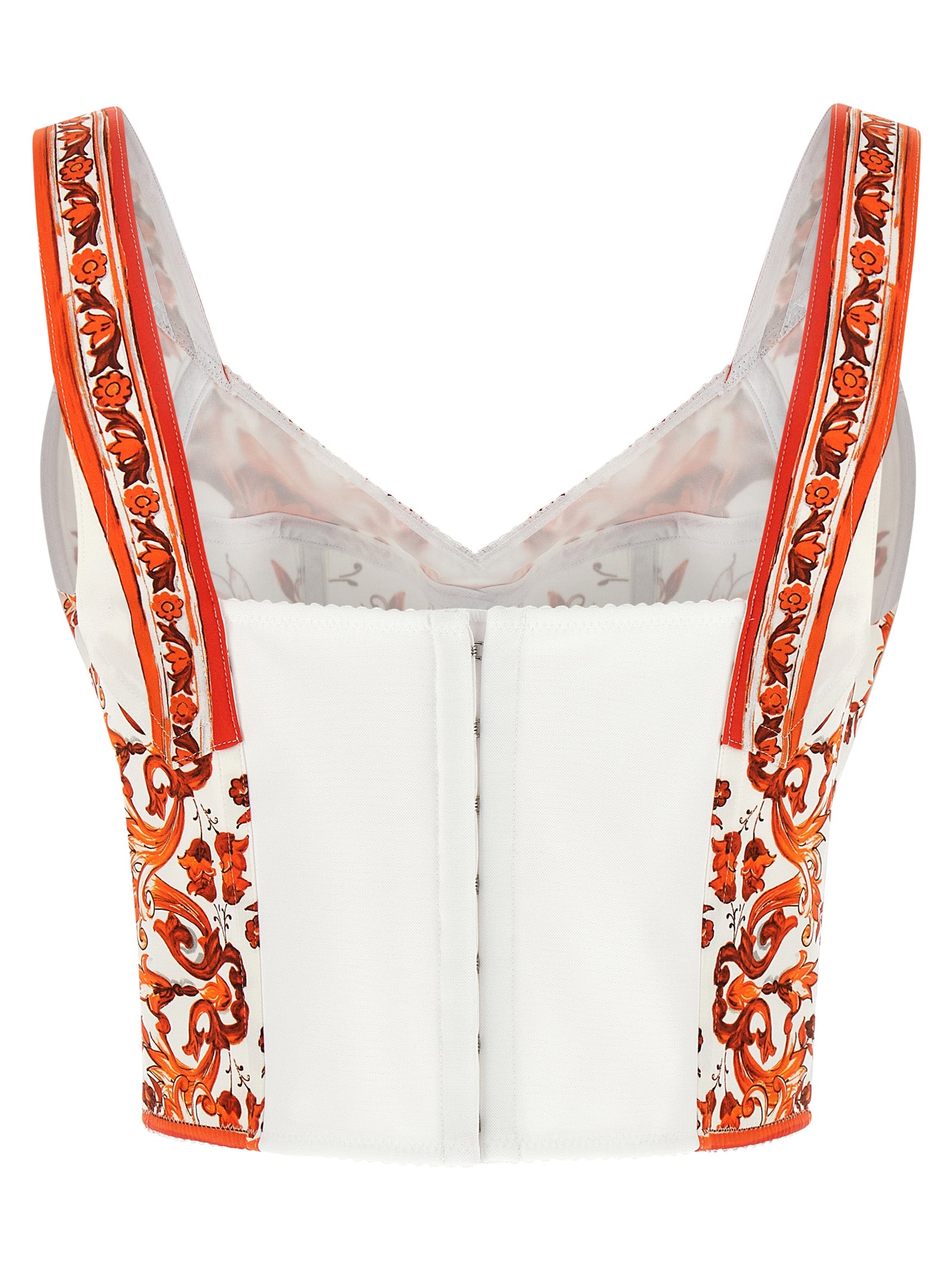 Orange Silk Blouse