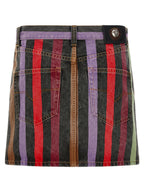 Multicolor Cotton Long Skirt