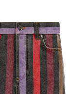 Multicolor Cotton Long Skirt