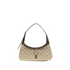 Beige Fabric Handbag