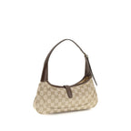 Beige Fabric Handbag