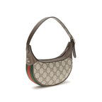 Beige Fabric Shoulder Bag