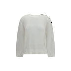 White Cotton Sweatshirt