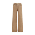 Beige Cotton Jeans Denim