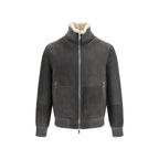 Gray Wool Oves Aries Full-Length Jacket