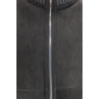 Gray Wool Oves Aries Full-Length Jacket