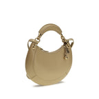 Beige Calf Leather Bos Taurus Shoulder Bag