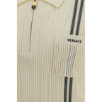 Beige Cotton Polo Shirt