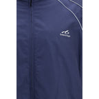 Blue Cotton Shell Jacket