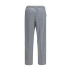 Gray Wool Oves Aries Casual Pants