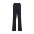 Black Wool Oves Aries Casual Pants