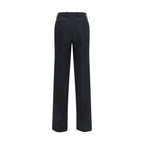 Black Wool Oves Aries Casual Pants