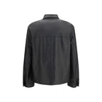Black Lamb Ovis Aries Aries Leather Jacket