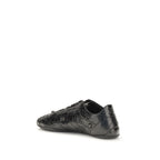 Black Calf Leather Bos Taurus Athletic Sneakers