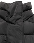 Black Polyester Sleeveless Padded Men Puffer Jacket