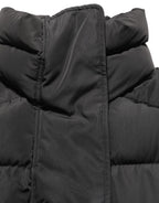 Black Polyester Sleeveless Padded Men Puffer Jacket