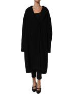 Black Double Breasted Men Trench Coat Jacket