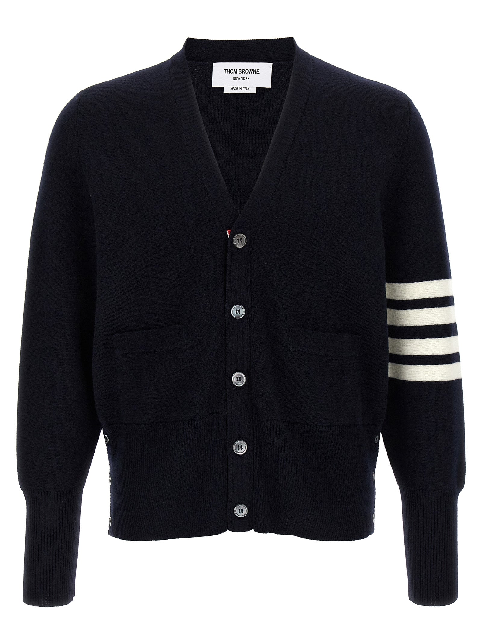 Blue Virgin Wool Cardigan