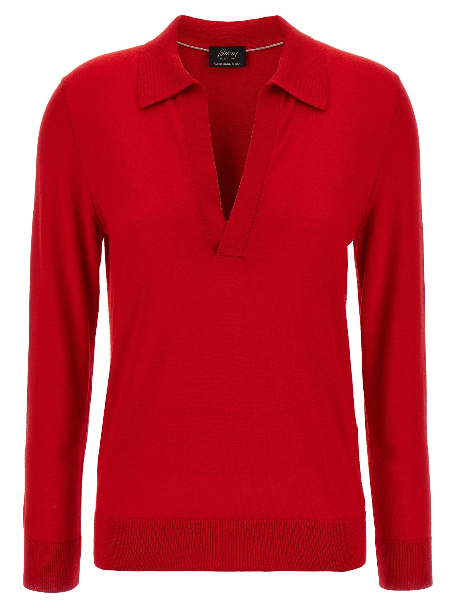 Multicolor Cashmere Polo Shirt