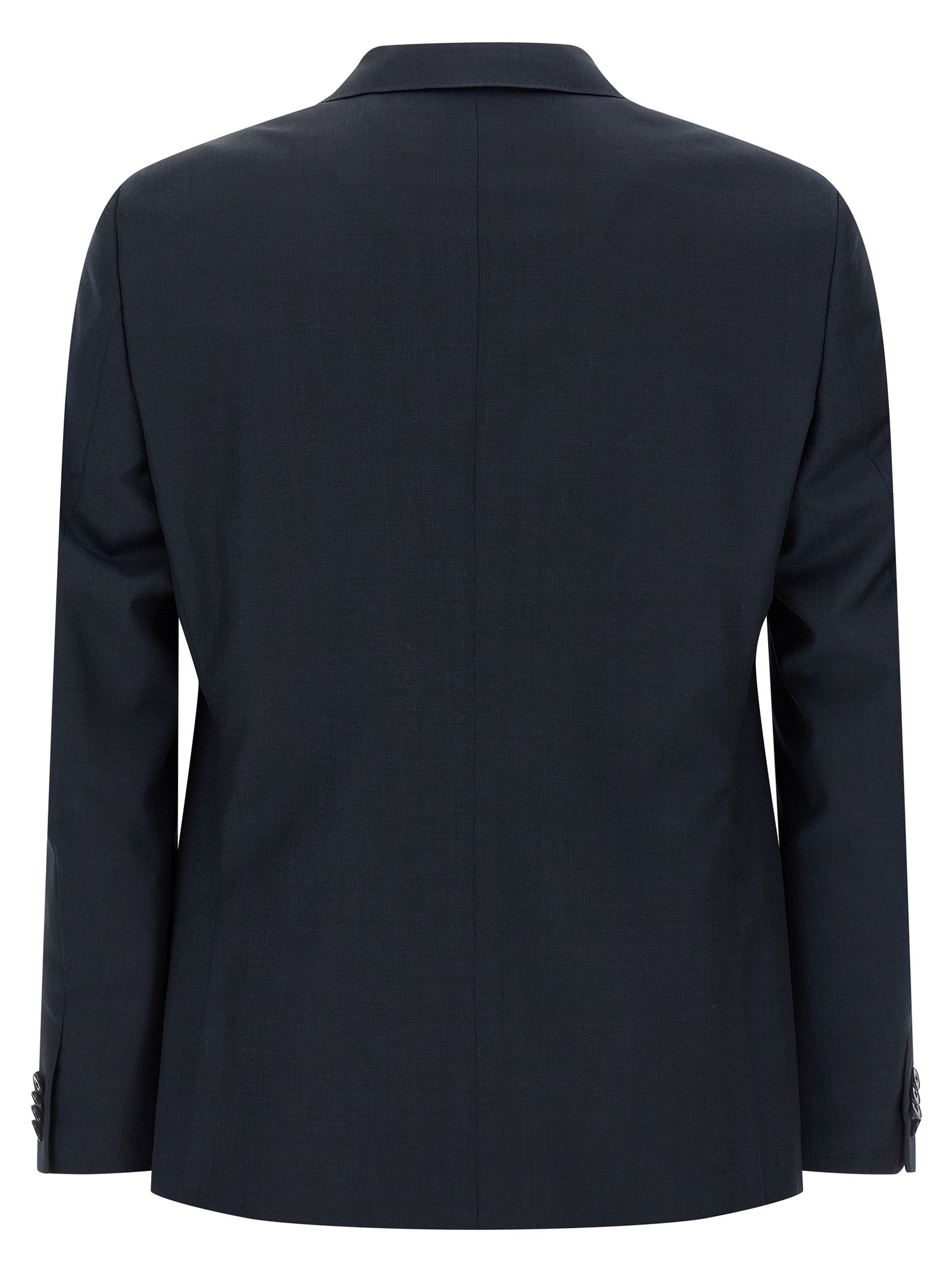Blue Wool Two-Piece Suit