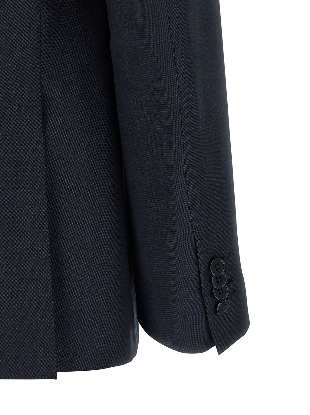 Blue Wool Two-Piece Suit