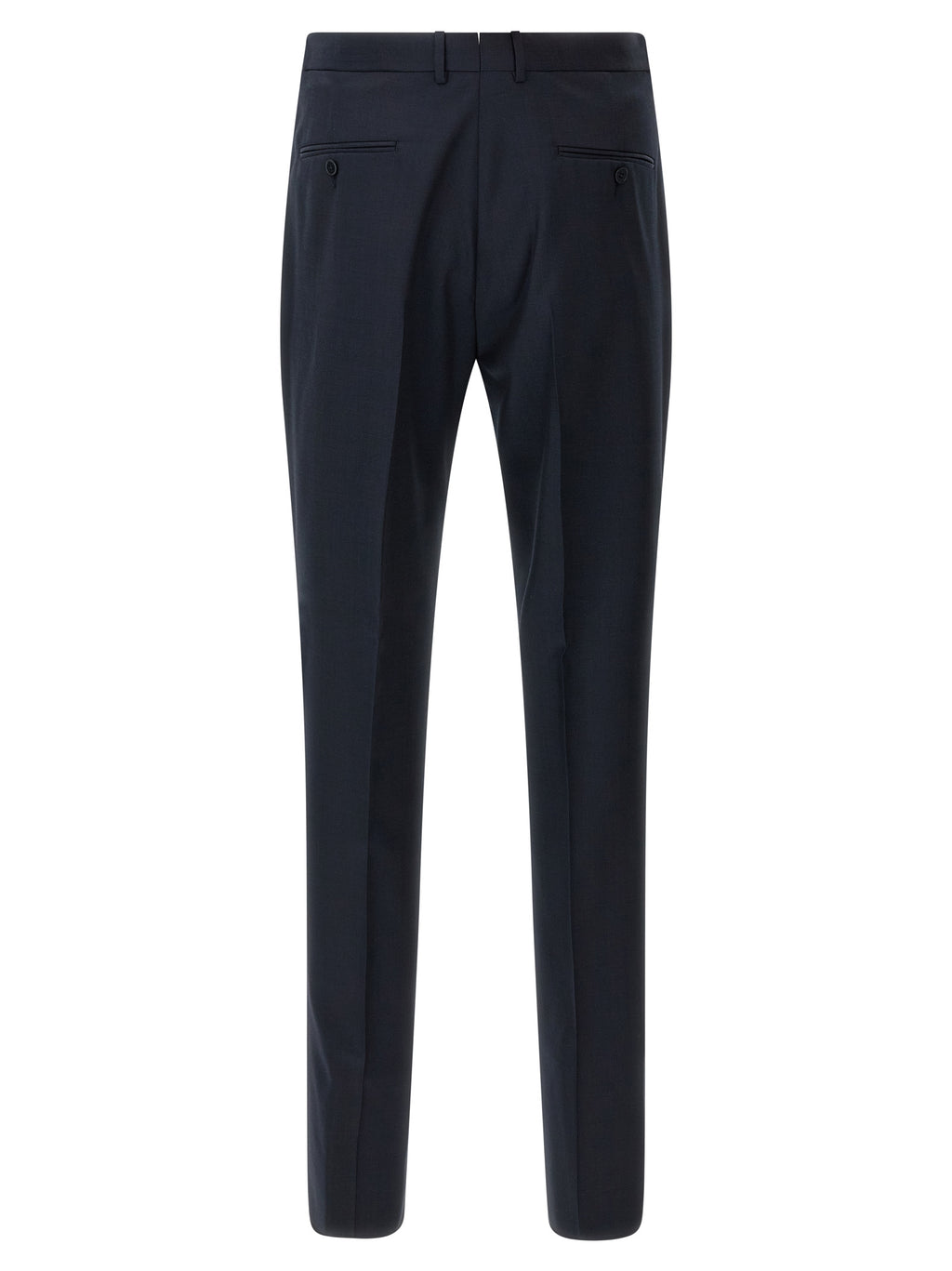 Blue Wool Two-Piece Suit