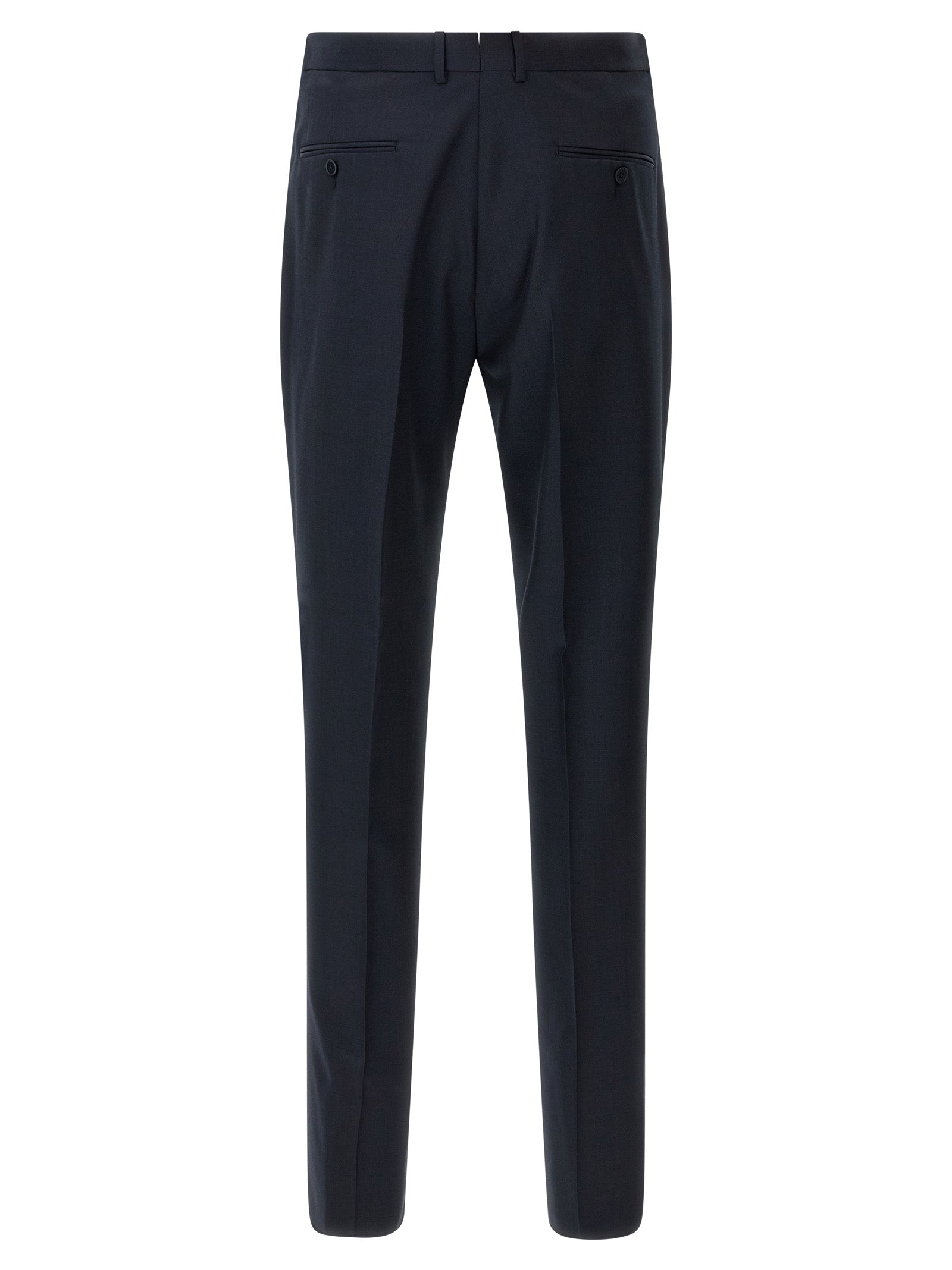 Blue Wool Two-Piece Suit