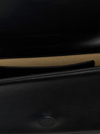 Black Cowhide Shoulder Bag