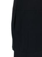 Black Acetate Long Dress