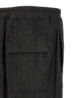Black Lamb Leather Bermuda Shorts