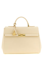 White Lamb Leather Handbag