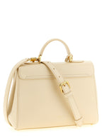 White Lamb Leather Handbag