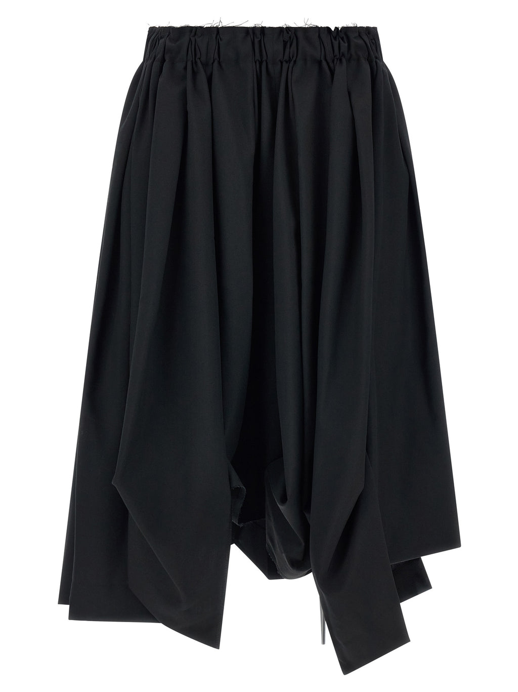 Black Wool Bermuda Shorts