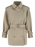 Beige Cotton Coat